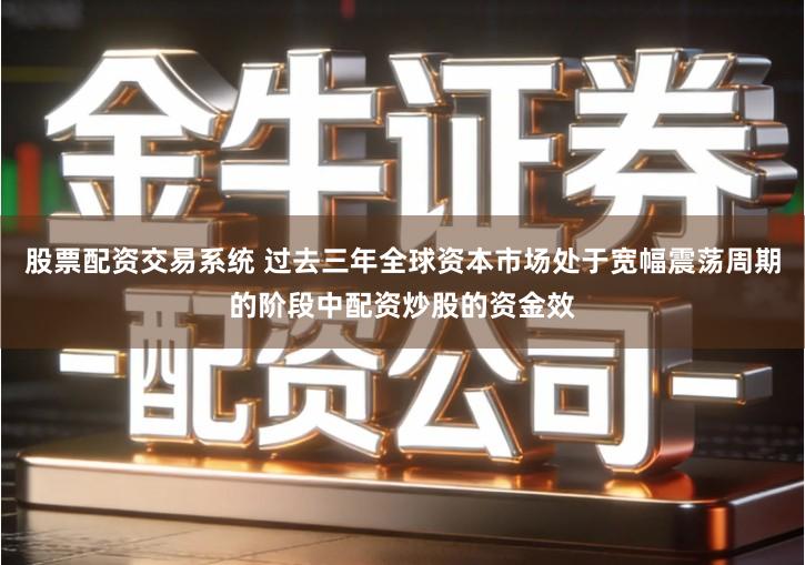 股票配资交易系统 过去三年全球资本市场处于宽幅震荡周期的阶段中配资炒股的资金效