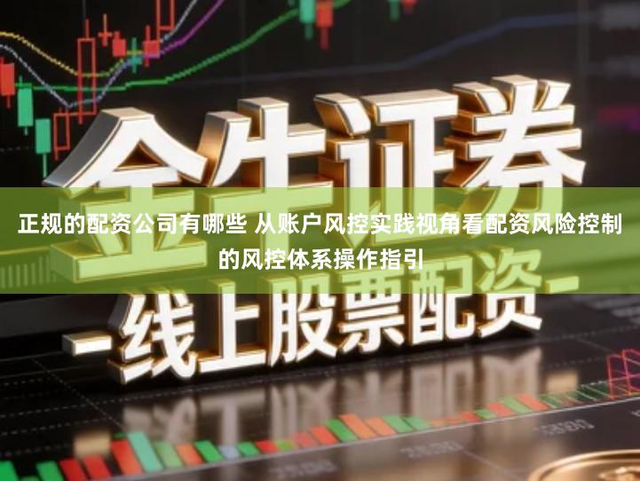 正规的配资公司有哪些 从账户风控实践视角看配资风险控制的风控体系操作指引