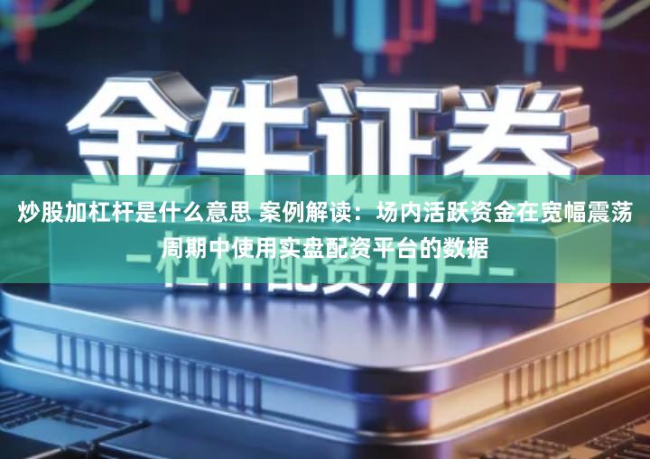 炒股加杠杆是什么意思 案例解读：场内活跃资金在宽幅震荡周期中使用实盘配资平台的数据