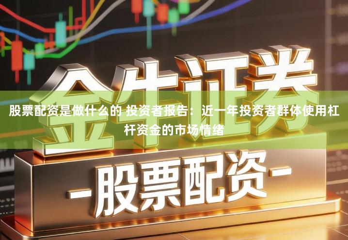 股票配资是做什么的 投资者报告：近一年投资者群体使用杠杆资金的市场情绪