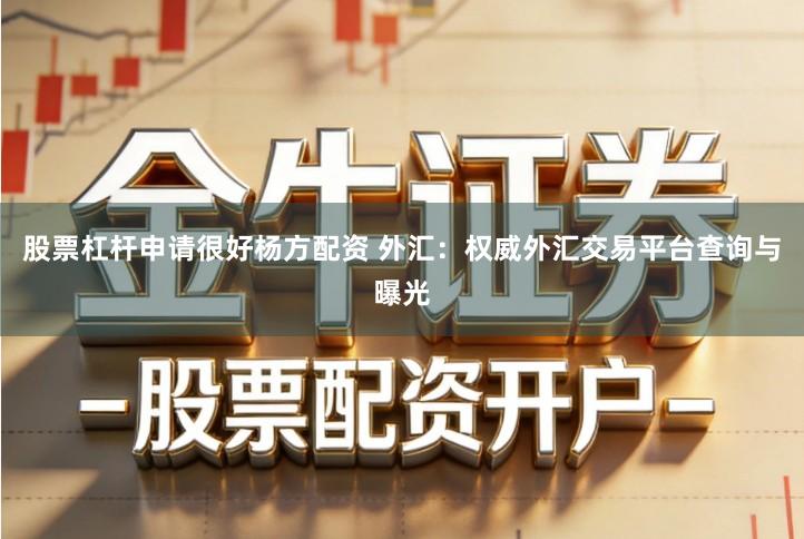 股票杠杆申请很好杨方配资 外汇：权威外汇交易平台查询与曝光